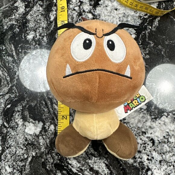 Goomba Nintendo Super Mario Plush Stuffed Animal 7" Good Stuff - Picture 1 of 8